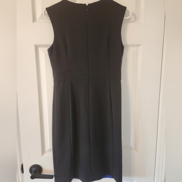 Laura Petites Size 4 Dress Black and Blue - Picture 2 of 4